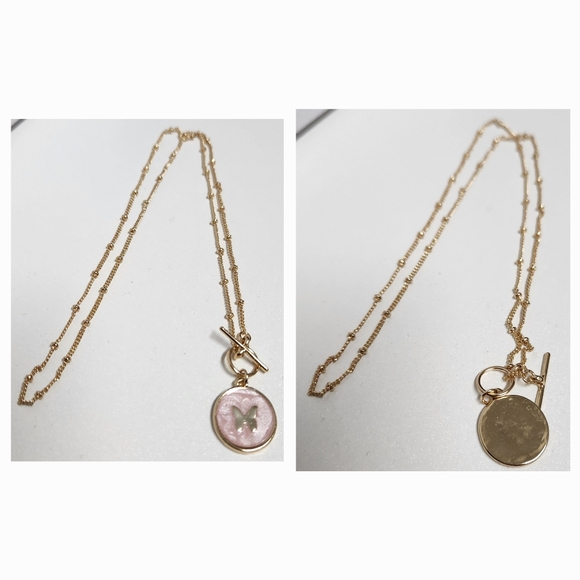 JOSSLYNN JEWELRY 3 Layer Gold-Tone Butterfly and Ring Set NWT - Picture 11 of 16